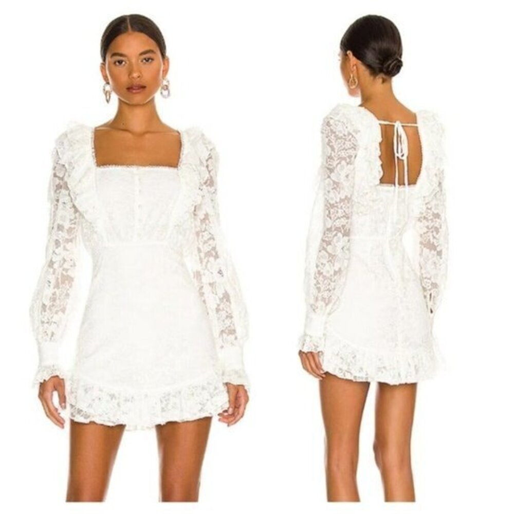 MAJORELLE Ophelia Mini Dress - Ivory